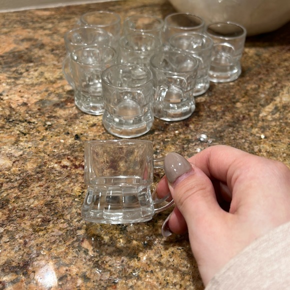 FEDERAL Barware Set of 10 Vintage Shot Glasses - Picture 1 of 3